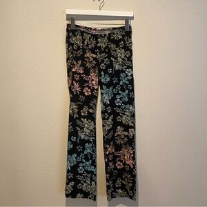 Jessica Simpson Maternity Pants Size Small floral Hawaiian underbelly